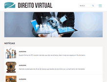 Tablet Screenshot of direitovirtual.com.br